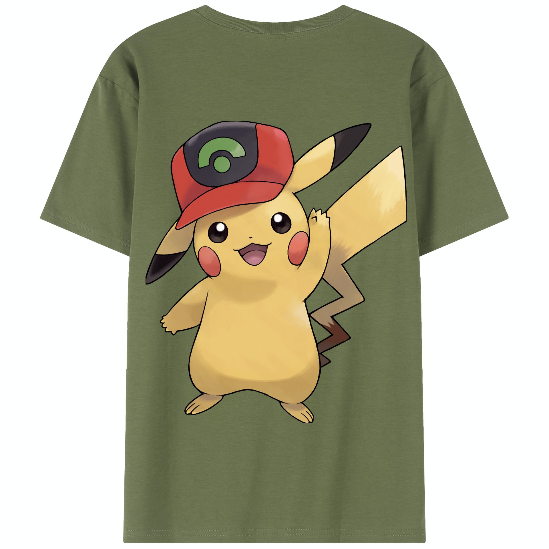 （画像用） ポケットモンスター Pokémon 綿100％半袖Tシャツ（背面プリント）